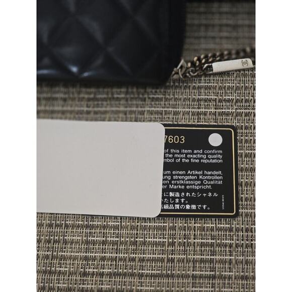 CHANEL CC Cambon Long Zipper Bifold Wallet Patent Leather Black SHW - Picture 5 of 13
